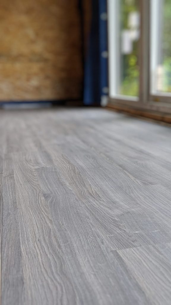 Open House flooring being installed